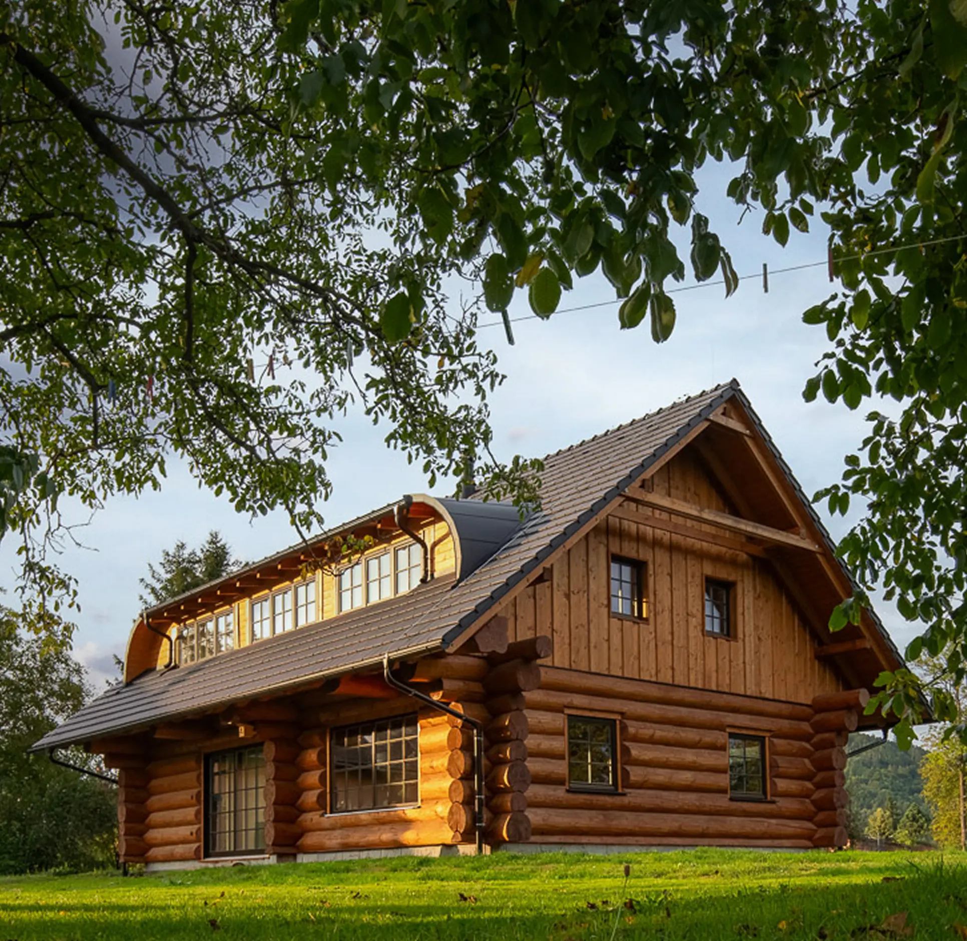 Dřevostavba v přírodě